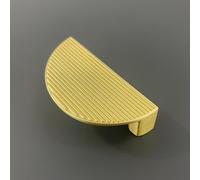 Unknown Harley & Wager, Ascot Ribbed Pull Handle, 64mm Centres, Matt Brushed Brass