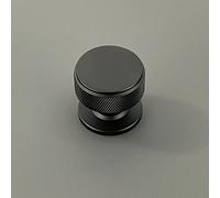 Unknown Harley & Wager, Epsom Knurled Knob Handle, Centre Fixing, Matt Black
