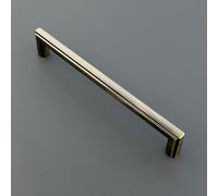 Unknown Harley & Wager, Haydock, Square Pull Handle, 160mm Centres, Dark Brushed Brass