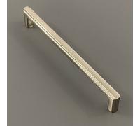 Unknown Harley & Wager, Haydock, Square Pull Handle, 320mm Centres, Polished Nickel