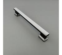 Unknown Harley & Wager, Windsor Bar Handle, 160mm Centres, Polished Black Nickel