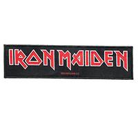 Unknown Iron Maiden Sew-On Patch - Logo - Iron Maiden Patch - Striped Woven & Licensed