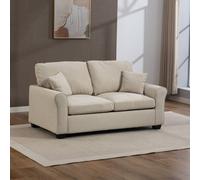Unknown Lewiston 162Cm Wide 3 Seat Beige Fabric Sofabed
