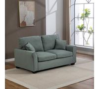 Unknown Lewiston 162Cm Wide 3 Seat Duck Egg Green Fabric Sofabed