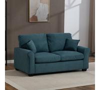 Unknown Lewiston 162Cm Wide 3 Seat Light Teal Fabric Sofabed