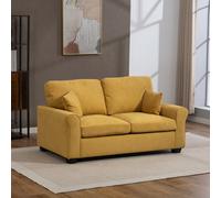 Unknown Lewiston 162Cm Wide 3 Seat Light Yellow Fabric Sofabed
