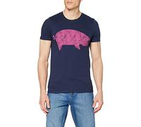 Unknown Men's Awbdg T Shirt, Blue (Navy), S UK
