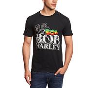 Unknown Men's Distressed Logo T Shirt, Black, S UK