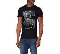 Unknown Men's Reverse Revolver T Shirt, Black, XXL UK