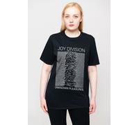 Unknown Pleasures White On Black T Shirt Joy Division Black XL