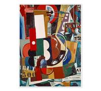 Unknown Title (BRUT 300 TSF) Poster by Amadeo de Souza-Cardoso 13 x 18 cm Colourful Wall art Wall decor