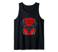Unknown Watcher Cryptid Mothman Horror Symbol Tank Top