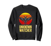 Unknown Watcher Cryptid Mothman Retro Horror Sweatshirt