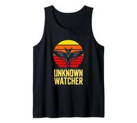 Unknown Watcher Cryptid Mothman Retro Horror Tank Top
