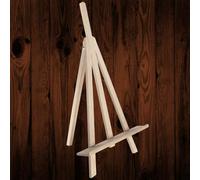 Unknown Woodeedoo Large Wooden Table Top Easel For Canvas Up To 45Cm Solid Beech Display Stand For Art And Photos Deep Holding Trim