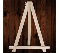 Unknown Woodeedoo Medium Wooden Table Top Easel For Canvas Up To 30Cm Plain Wood Display Stand For Painting Staining Art And Photos