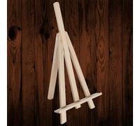 Unknown Woodeedoo Small Beech Wood Table Top Easel 25Cm For A4 Canvas Deep Holder Trim Display Stand For Painting Staining Art And Photos
