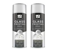 Unknown1 151 Glass Frosting Matt Spray Paint - Matt Finish - Privacy and Security For Glass Windows - Mirror Spray Paint For Indoor and Outdoor Use - 400ml (Pack of 2)