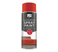 Unknown1 151 Multipurpose Red Gloss Spray Paint - for Wood, Metal, Brick, Steps Tiles Porches (Pack of 1)
