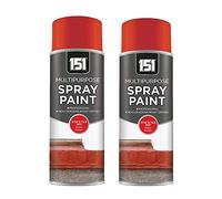 Unknown1 151 Multipurpose Step & Tile Red Gloss Spray Paint - Red Gloss Finish For Door Steps, Tiles, Porches (Pack of 2)