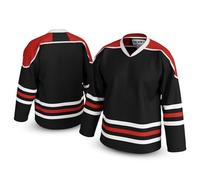 UNLC Griswold Blank Hockey Jersey, Black, 4XL