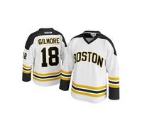 UNLC Happy Gilmore #18 Boston Hockey Jersey - 1996 Comedy-Inspired Stitched Throwback, Adult Sizes S-5XL