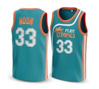 UNLC Jackie Moon #33 Semi-Pro Flint Tropics Jersey, Green, XXL