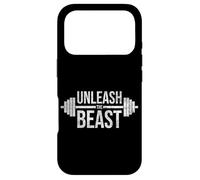 UNLEASH THE BEAST BARBELL WEIGHT LIFTER WORKOUT TRAINING Case for iPhone 17 Pro
