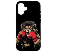 Unleash the Beast with this Lion Wearing Boxing Gloves Case for iPhone 16