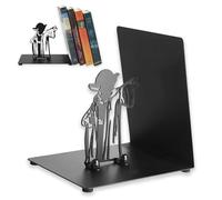 Unleash The Force with Master Yoda Metal Bookends: Double-Sided Yoda Design, a Unique and Thoughtful Gift for Star Wars Aficionados (Black)