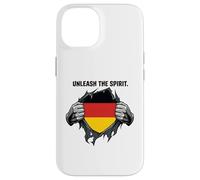 Unleash The German Spirit Chest Rip Case for iPhone 14