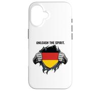 Unleash The German Spirit Chest Rip Case for iPhone 16