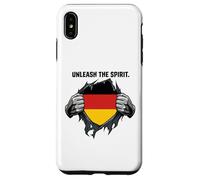Unleash The German Spirit Chest Rip Case for iPhone XS Max