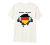 Unleash The German Spirit Chest Rip Premium T-Shirt