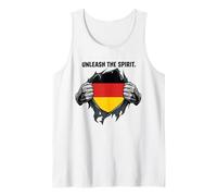 Unleash The German Spirit Chest Rip Tank Top