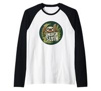 Unleash the inner Sloth Costume for Sloths Raglan Baseball Tee
