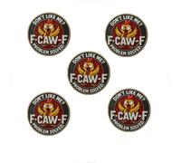Unleash Your Fearless Side with The No Clucks Given Commemorative Coin, F-CAW-F Challenge Coin, Unique Gift for Courage & Self-Expression,5pcs