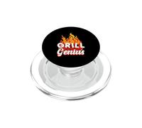 Unleash Your Inner Grill Genius - Fiery BBQ Passion PopSockets PopGrip for MagSafe