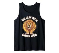 Unleash your inner lion Pun Lion Lions Animal King Tank Top