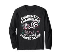 Unleash your inner Striped Skunk Long Sleeve T-Shirt