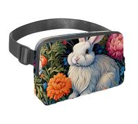 Unleash Your Wanderlust, Travel Waist Pack for Men and Women, Ideal for Running and Hiking, Color Drawing Rabbit