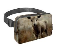 Unleash Your Wanderlust, Travel Waist Pack for Men and Women, Ideal for Running and Hiking, Vintage Sheep Pattern