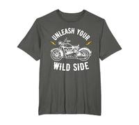 Unleash Your Wild Side Motorcycle Biker T-Shirt