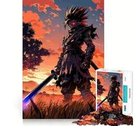 Unleashed Ninja Samurai 1000-piece Jigsaw Puzzles Brain Training Fun Tight Interlock No Gaps Bonding Activity for Loved Ones (38x52cm)