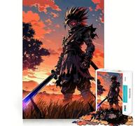 Unleashed Ninja Samurai Adult Jigsaw Puzzles1000 Pieces Brain Game Gift High Precision Die Cut Relaxing Indoor Group Activity (50x75cm)