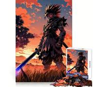 Unleashed Ninja Samurai Jigsaw Puzzles 1000 Piece for Adults Sharp Mind Easy Enjoyment Firm Fit Festive Present (38x26cm)