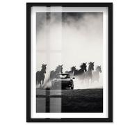 Unleashed Power Shadowbox Print Photography Wall Art by Notoriart, Black Frame, 16 x 24