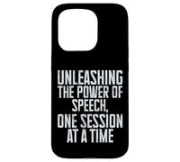Unleashing the Power of Speech one Session Speech Therapy Case for iPhone 15 Pro
