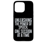 Unleashing the Power of Speech one Session Speech Therapy Case for iPhone 15 Pro Max