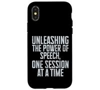 Unleashing the Power of Speech one Session Speech Therapy Case for iPhone X/XS